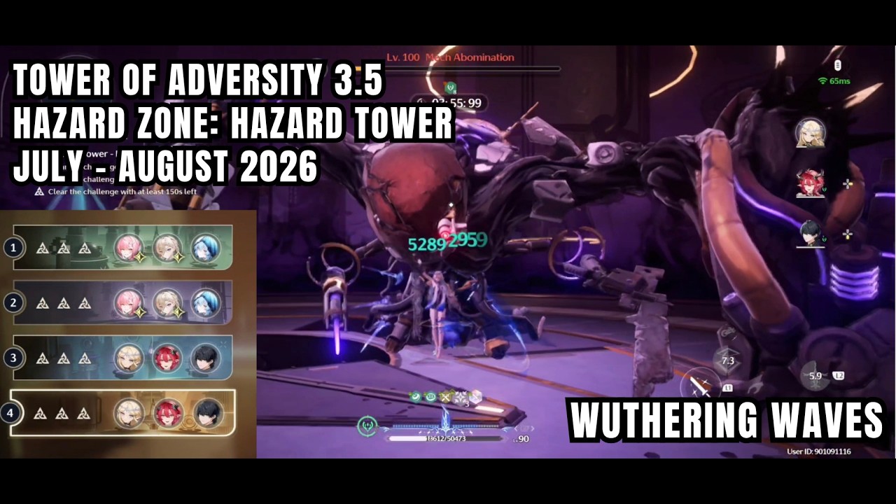 [Wuthering Waves Tower Of Adversity] Hazard Zone: Hazard Tower - July / August 2026 ToA 3.5 3.6 New