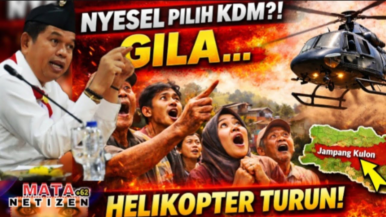 NYESEL PILIH KDM?! GILA… HELIKOPTER SIAP TURUN KE JAMPANG KULON