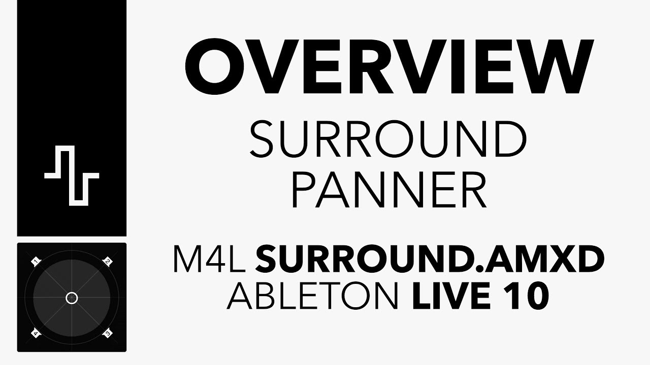 Surround Panner Multichannel Device in Ableton Live 10