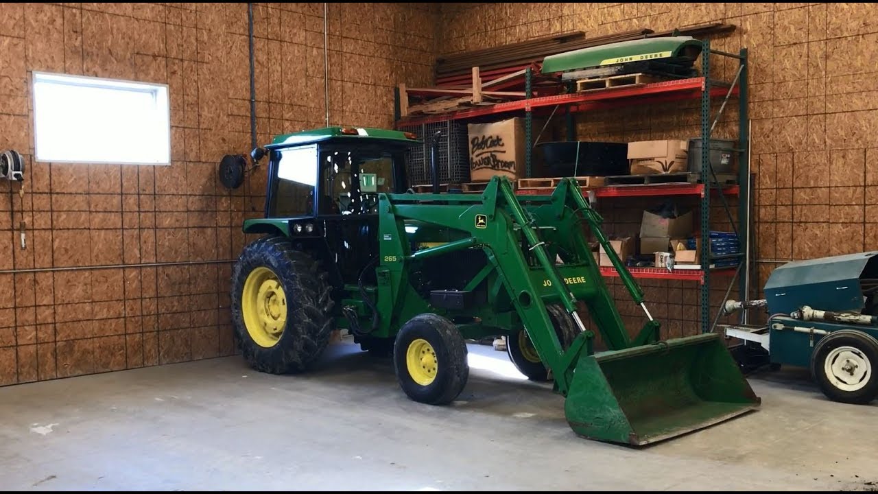 1991 John Deere 2955 2WD Tractor with 491 Hours and Loader in Indiana