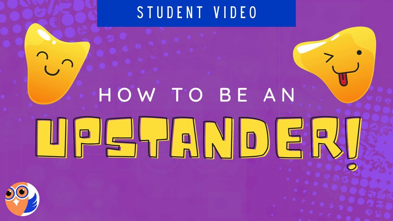How To Be An Upstander | Let's stop cyberbullying in its tracks Lesson From Cyber Civics Curriculum