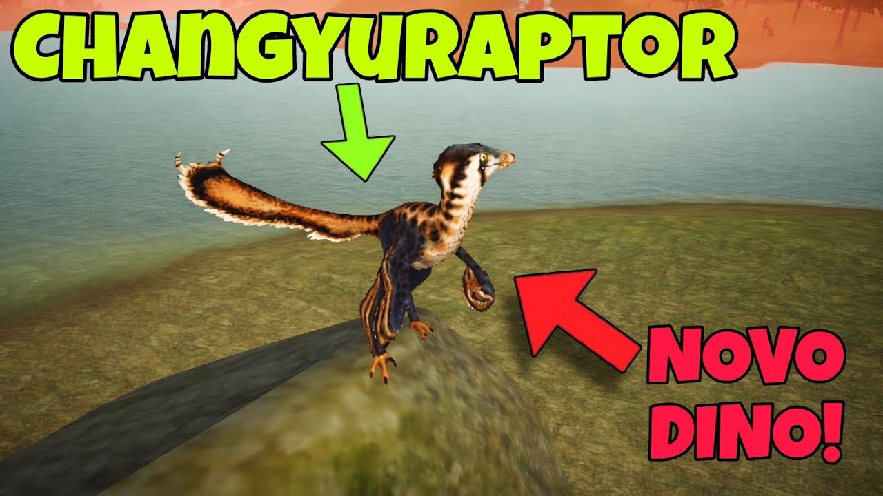 NOVA ATUALIZAÇÃO CHEGOU! Novo dino CHANGYUTAPTOR! - THE CURSED ISLE 