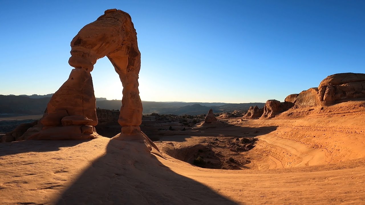Delicate Arch Trail in Arches National Park - (Full Uncut Virtual Hike)