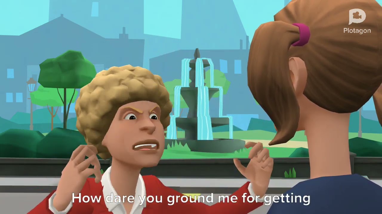 Stephanie grounds Perfect Peter / Perfect Peter grounds back Stephanie  / Grounded big time