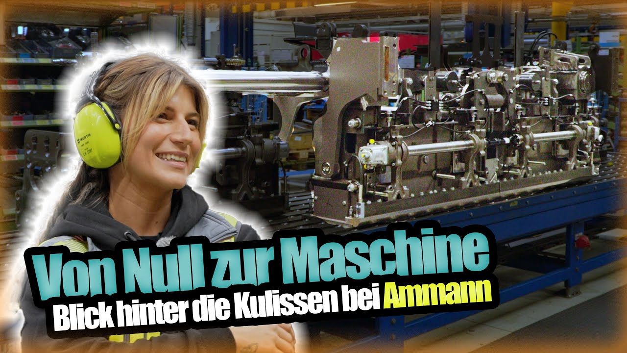 Wie wird ein Straßenfertiger gebaut? Wir schauen bei Ammann hinter die Kulissen! - Part 1