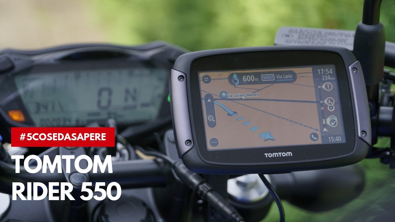 TomTom Rider 550: #5CoseDaSapere