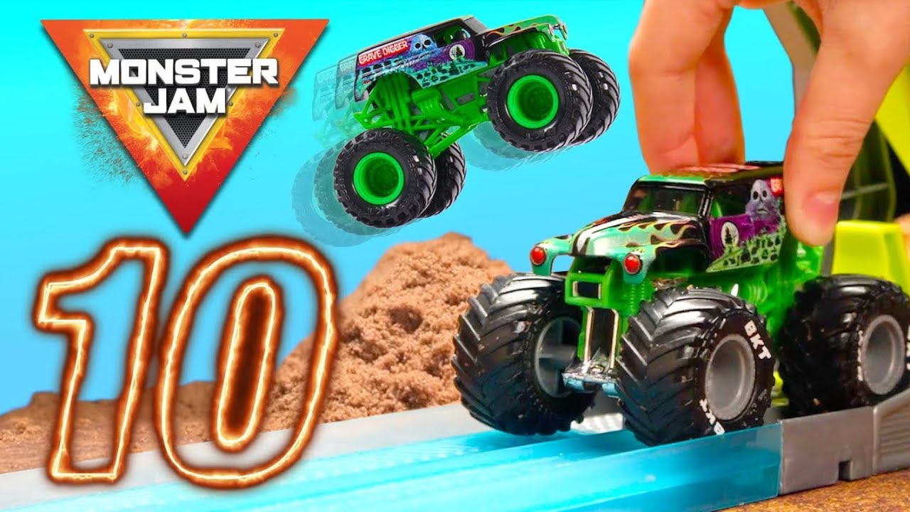 Monster Jam Top 10 STUNTS Countdown! | Power Zone
