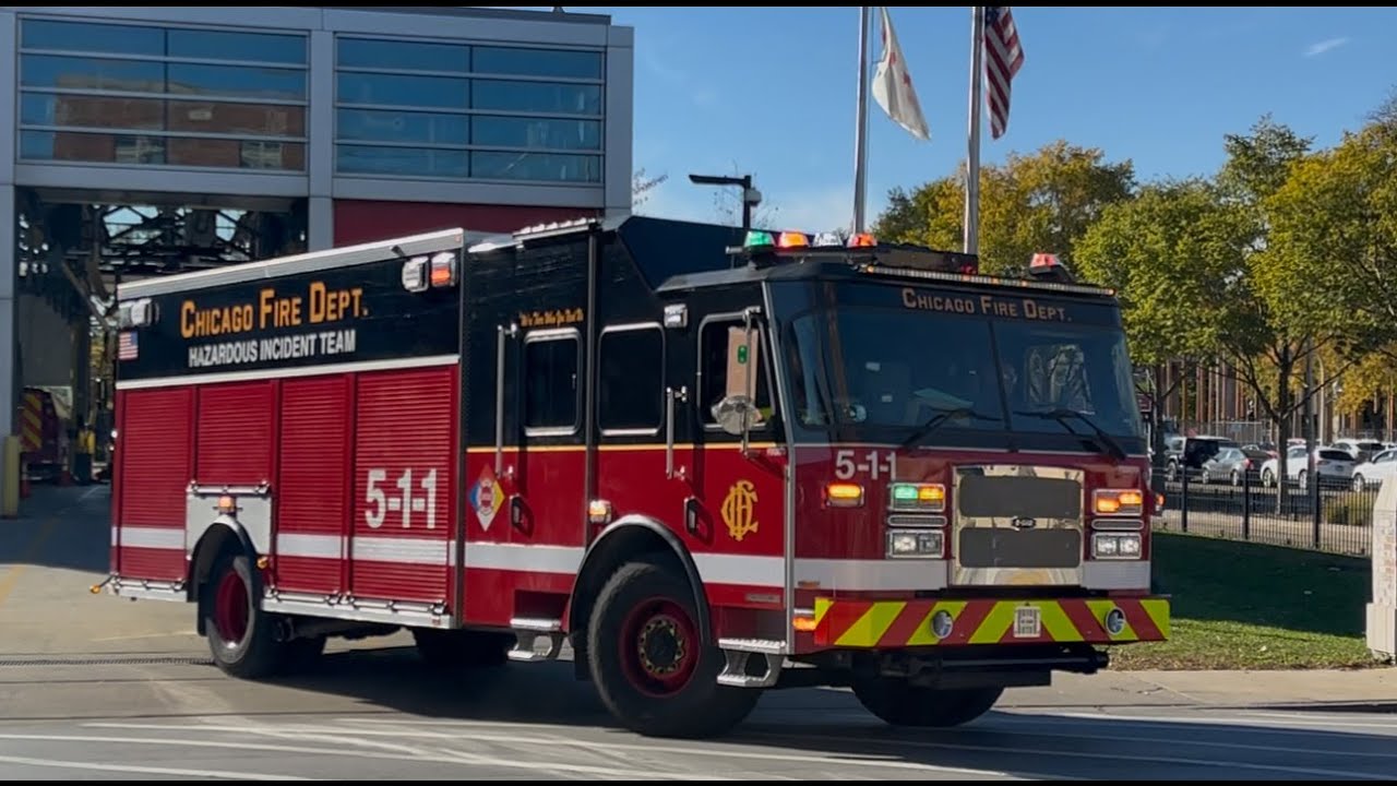Chicago Fire Dept Hazmat 5-1-1 & 5-1-1A Responding