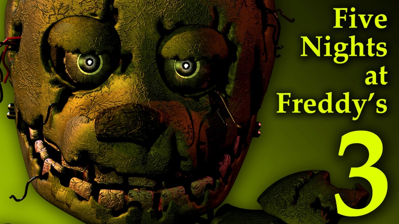 FNAF 3! 1ST time! Night 5 and Nightmare Mode.  || Reanimal with a chat member after FNaF 3.