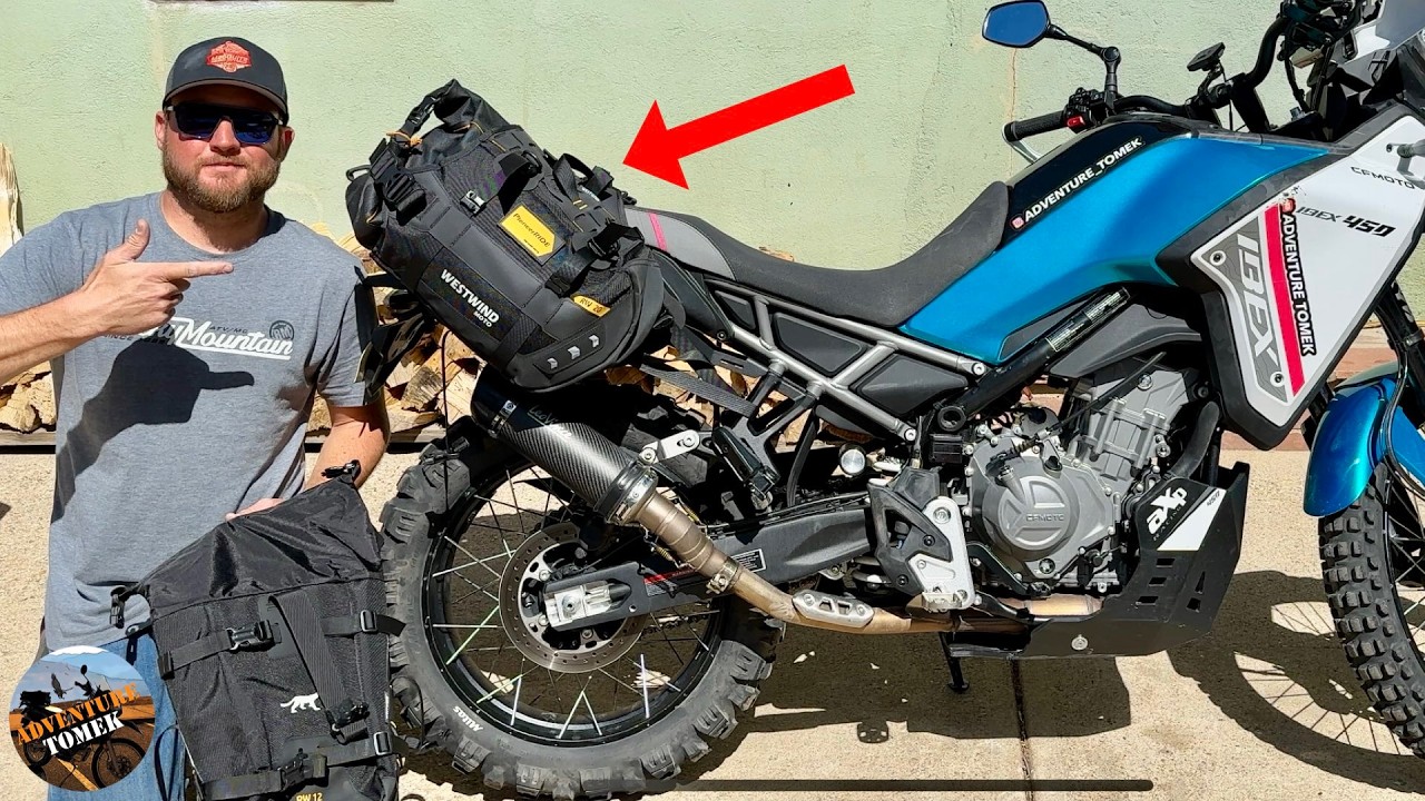 ADV Luggage & Rack Installed CFMOTO 450MT Ibex | WestWind Moto