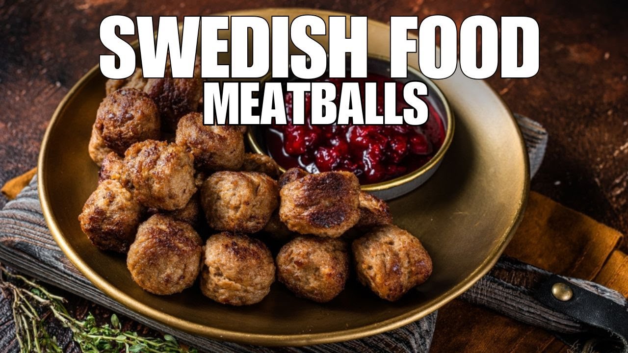 Swedish Food | "Traditional Swedish Meatballs with Lingonberry & Gravy" | Food Video
