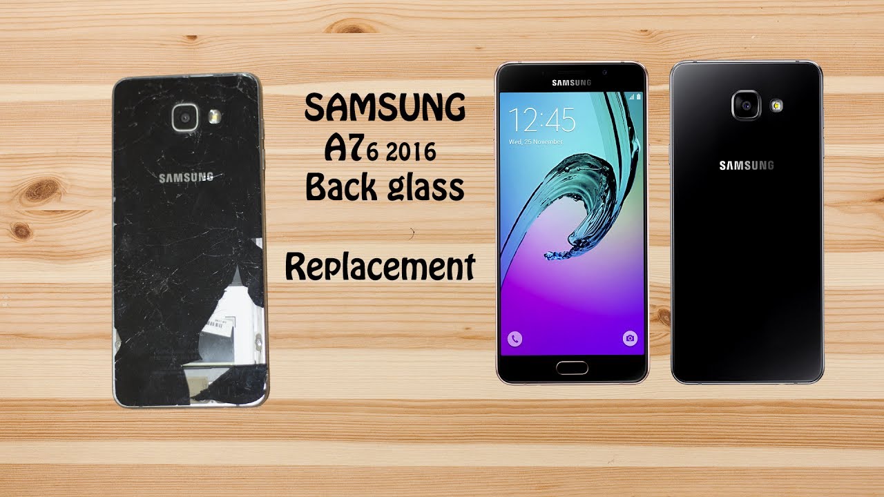 How to replace back cover glass of Samsung A7 2016 |back glass replacement|