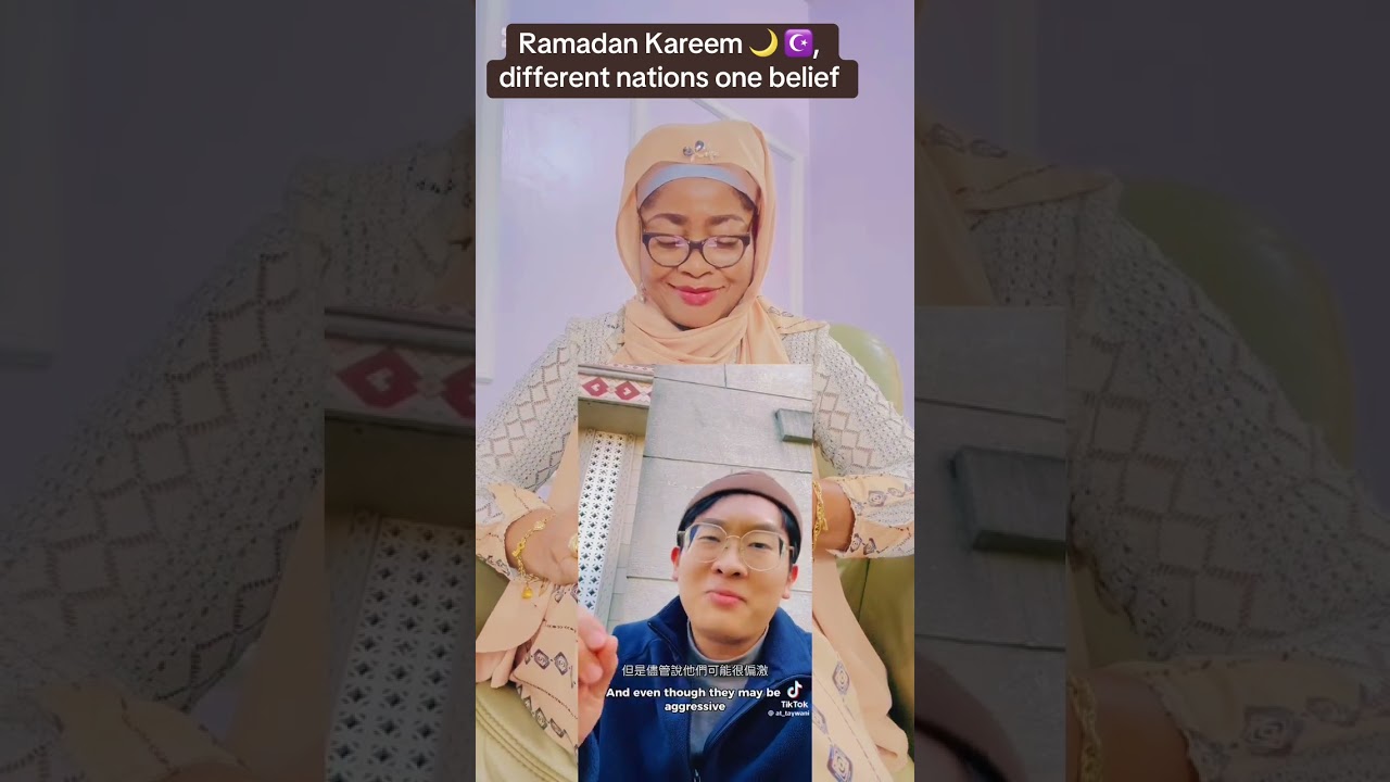 Ramadan Kareem 🌙 ☪️, different nations one belief