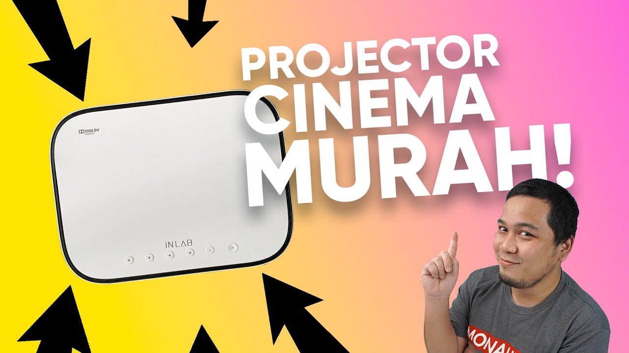 Patut Beli Home Cinema Projector,letak Dalam Bilik Tidur - Review Inlab Senz Home Cinema Projector