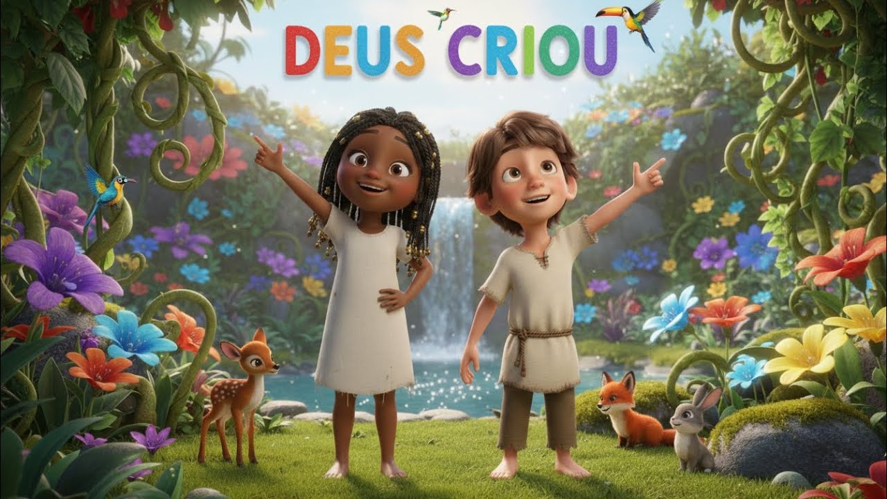 Deus Criou - Musica da criação 