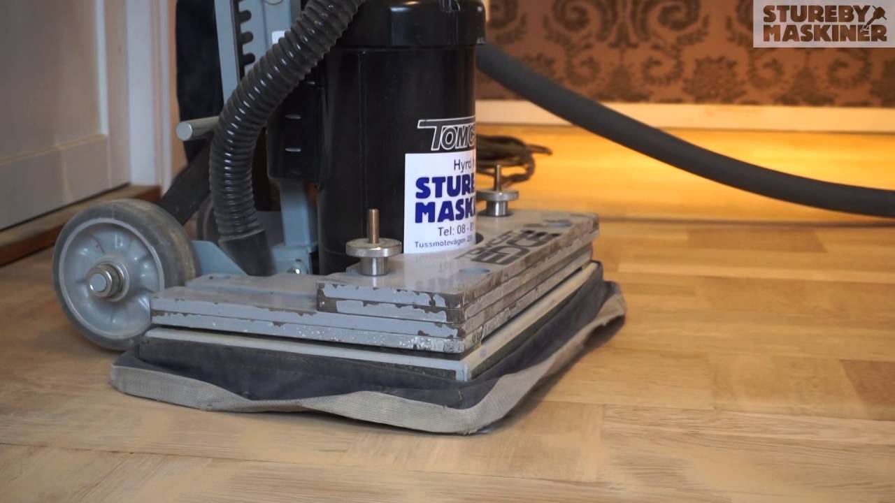 Edge Golvslip på ekstavparkett - Stureby Maskiner