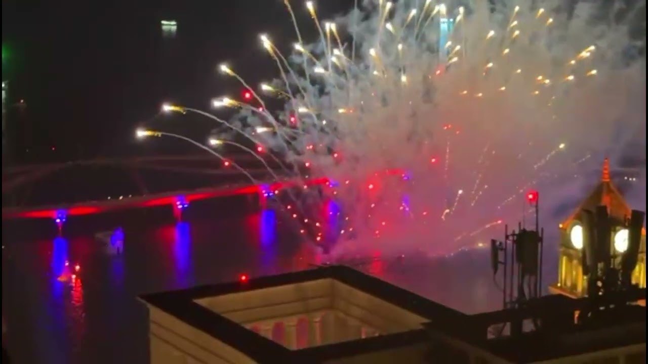 Het dagelijkse vuurwerk op Phu Quoc