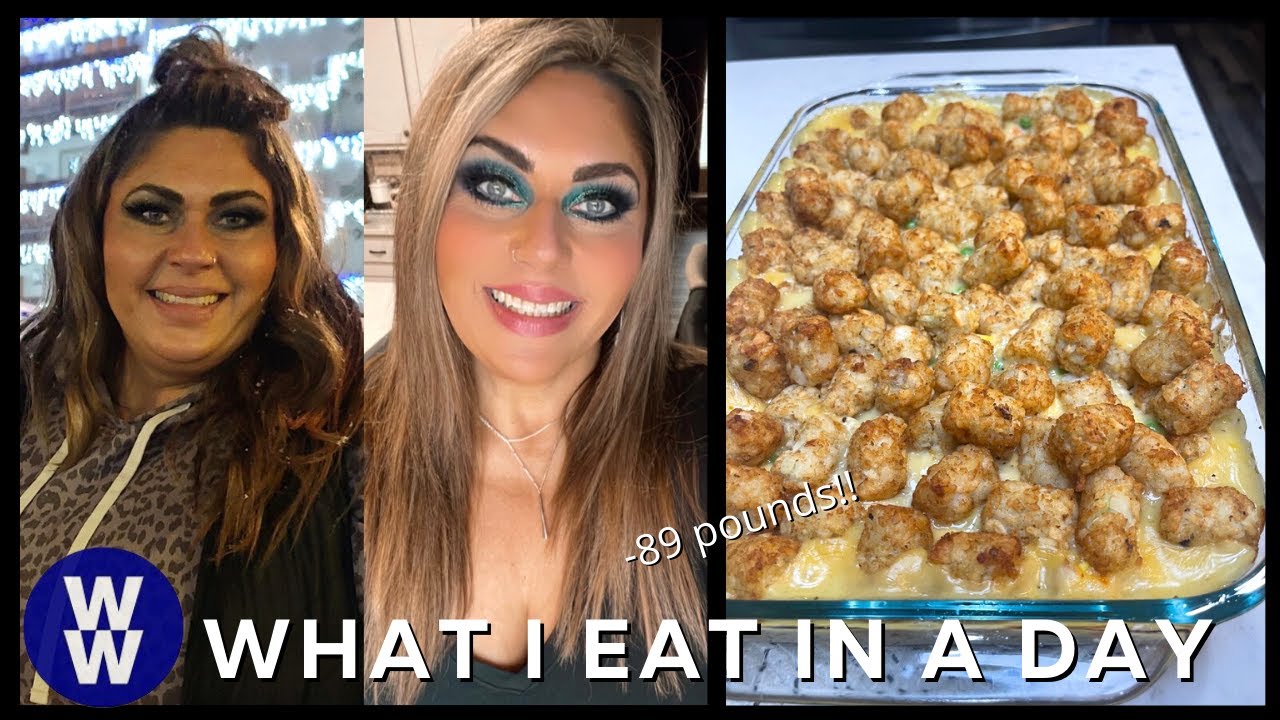 WHAT I EAT IN A DAY ON WW TO LOSE WEIGHT - TATER TOT CHICKEN POT PIE CASSEROLE - MOVING UPDATE 🏠