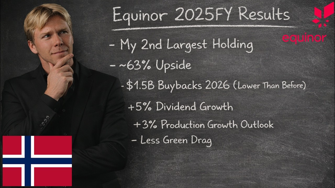 Опубликованы финансовые результаты Equinor за 2025 финансовый год &ndash; вот мои мысли по этому поводу.