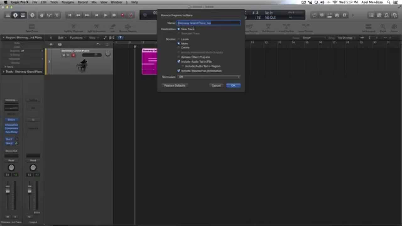 Como Convertir Midi A Audio - Logic Pro X - La forma Mas Rapida Y Efectiva