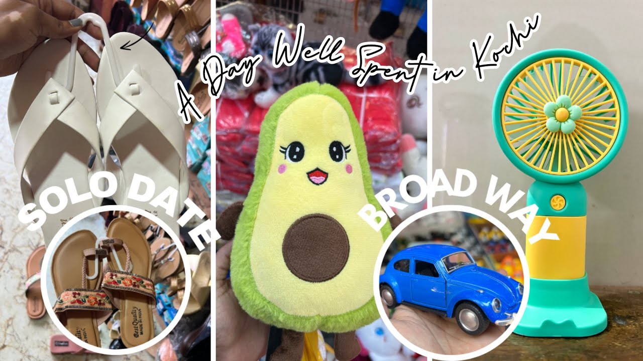 കൊച്ചി broadwayയിൽ ഒന്നു കറങ്ങി🥳കിടിലൻ items!!😱 Must buy items under 200Rs🤑Solo date: Broadway✨