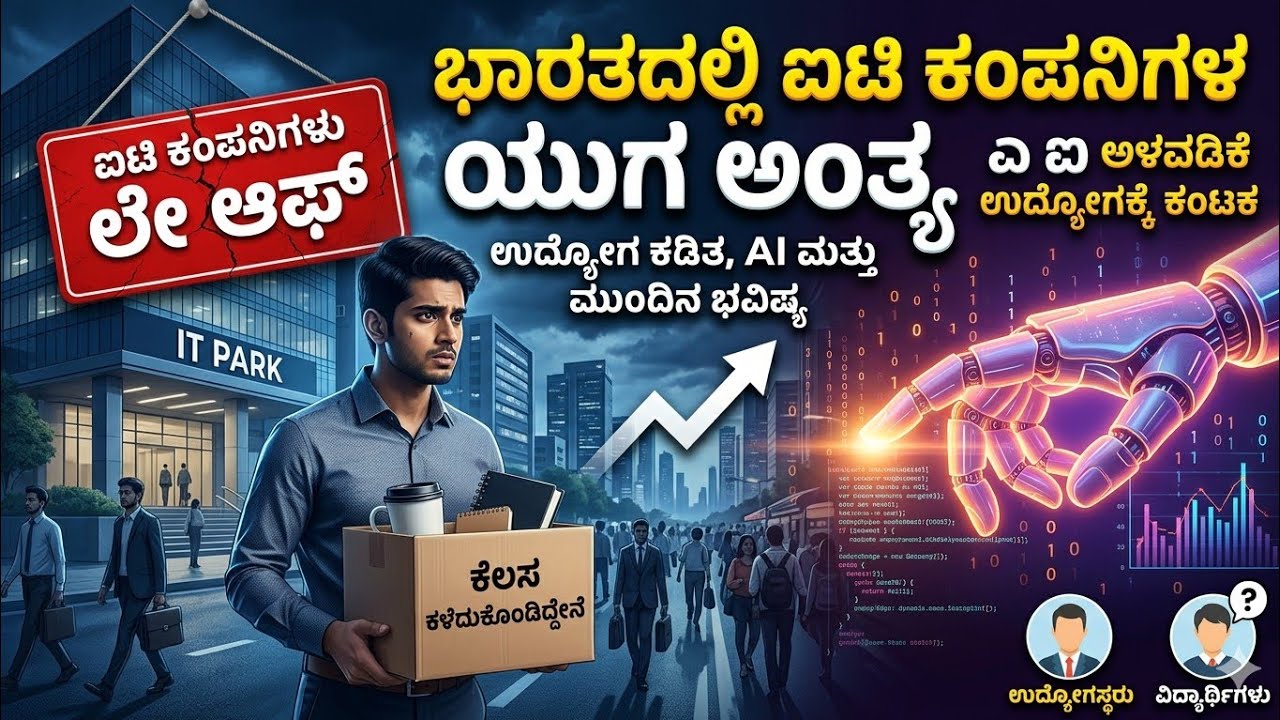 ಭಾರತದಲ್ಲಿ ಐಟಿ ಕಂಪನಿಗಳ  ಯುಗ ಅಂತ್ಯ..!! End of IT companies ERA in INDIA..!! @BBOmniscient 