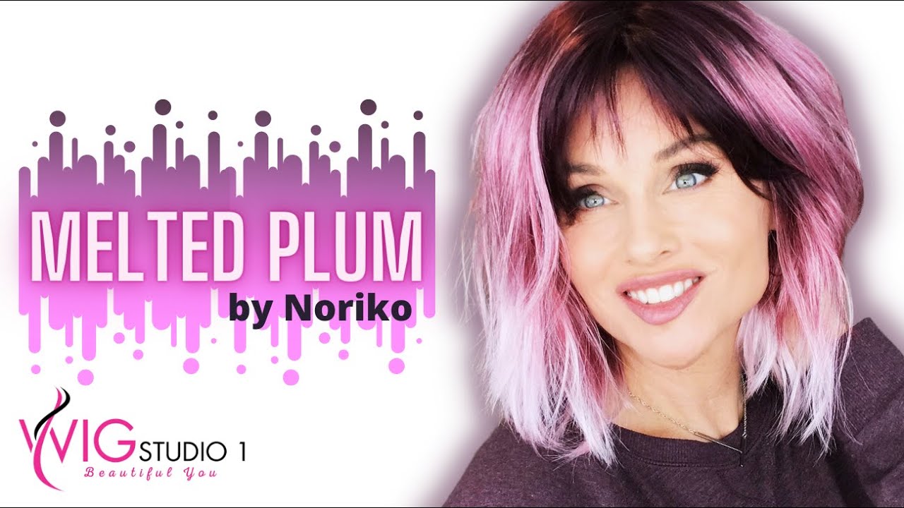 Noriko MELTED PLUM Wig Color | ALEXI | TAZS WIG CLOSET