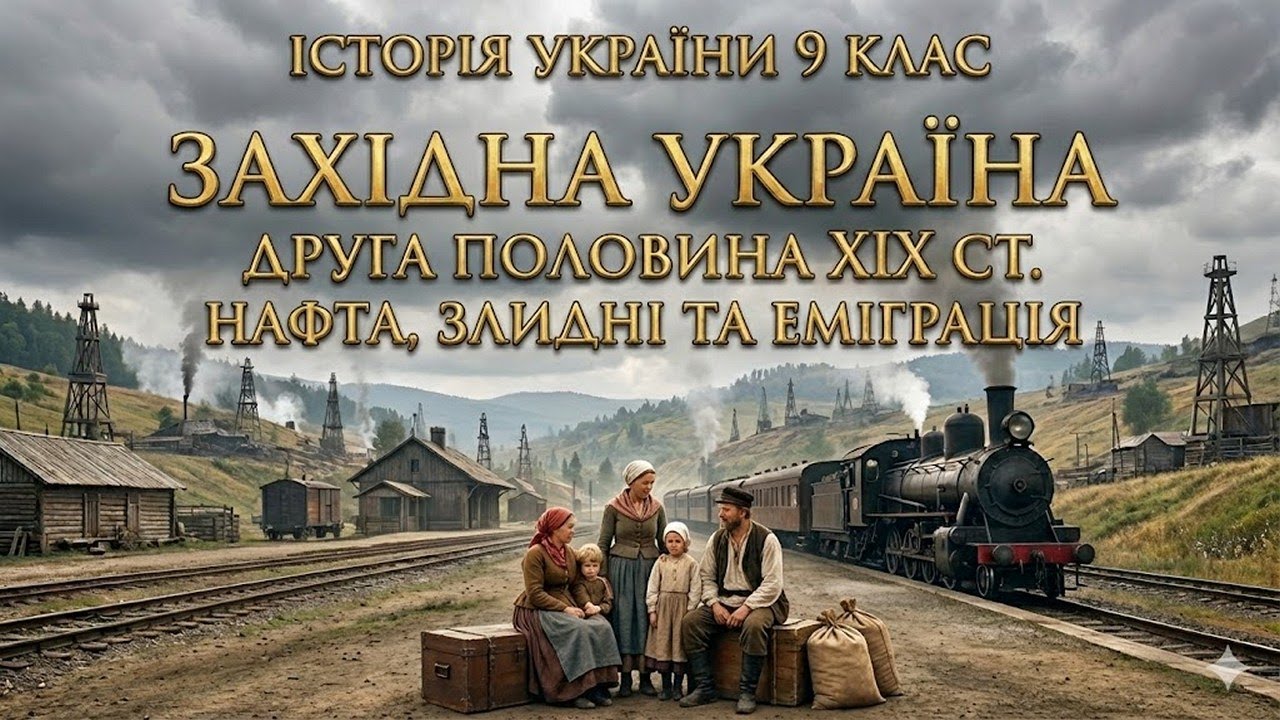Галицький &laquo;Клондайк&raquo; та Велика еміграція: Західна Україна в другій половині XIX ст.🏗️ Історія 9 клас