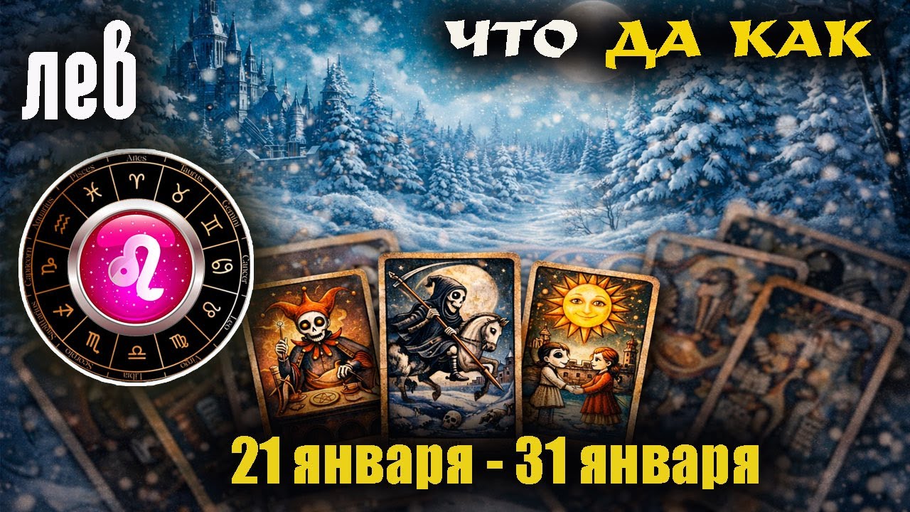 Лев ♌ Прогноз с 21 по 31 января