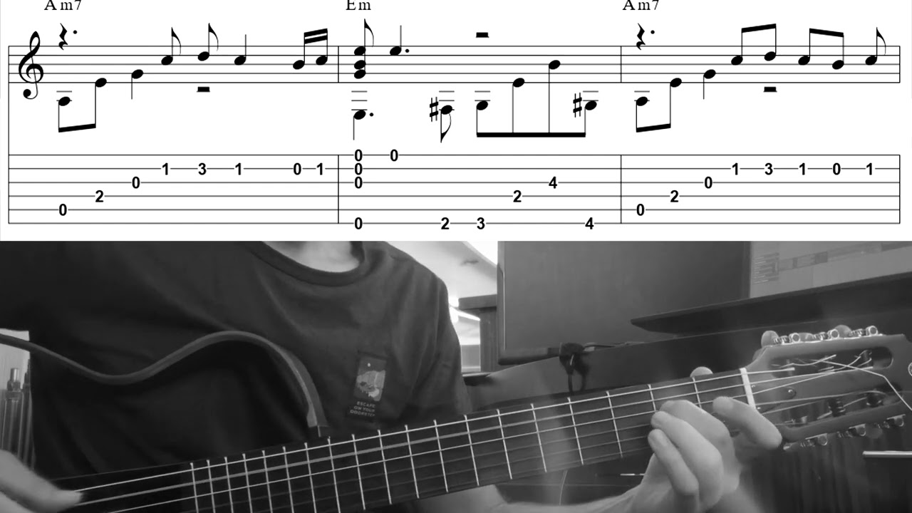 El Día Que Me Quieras - Guitar Solo (Score & TAB)