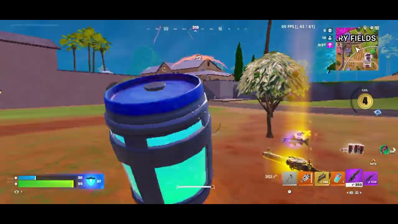 Fortnite Mobile Blitz solos- First match of the new update
