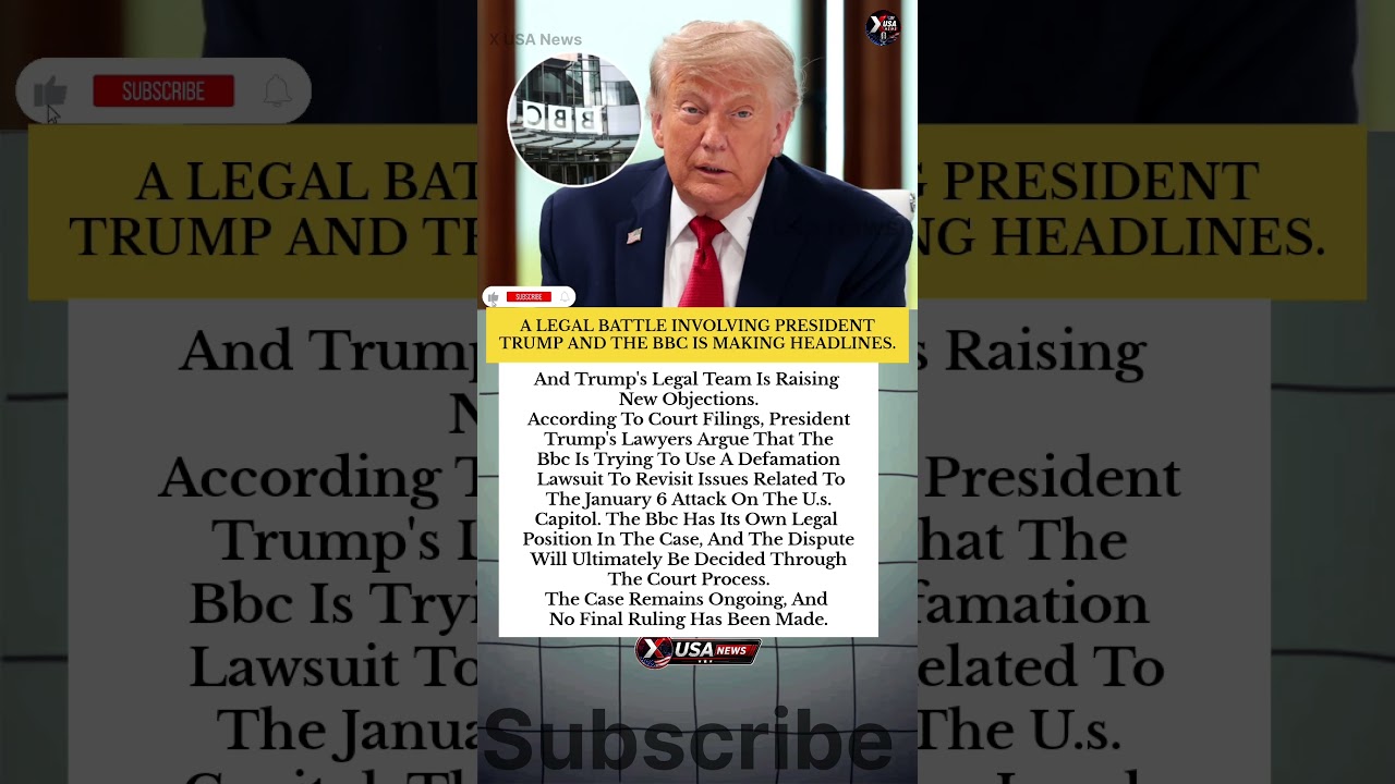 Trump's Lawyers Clash With BBC in Court ⚖️🇺🇸
