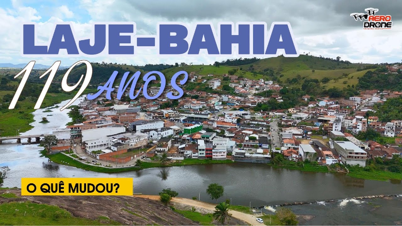 LAJE BAHIA: HÁ 119 ANOS FAZENDO HISTÓRIA/ DRONE SOBREVOANDO LAJE EM DIA  ESPECIAL