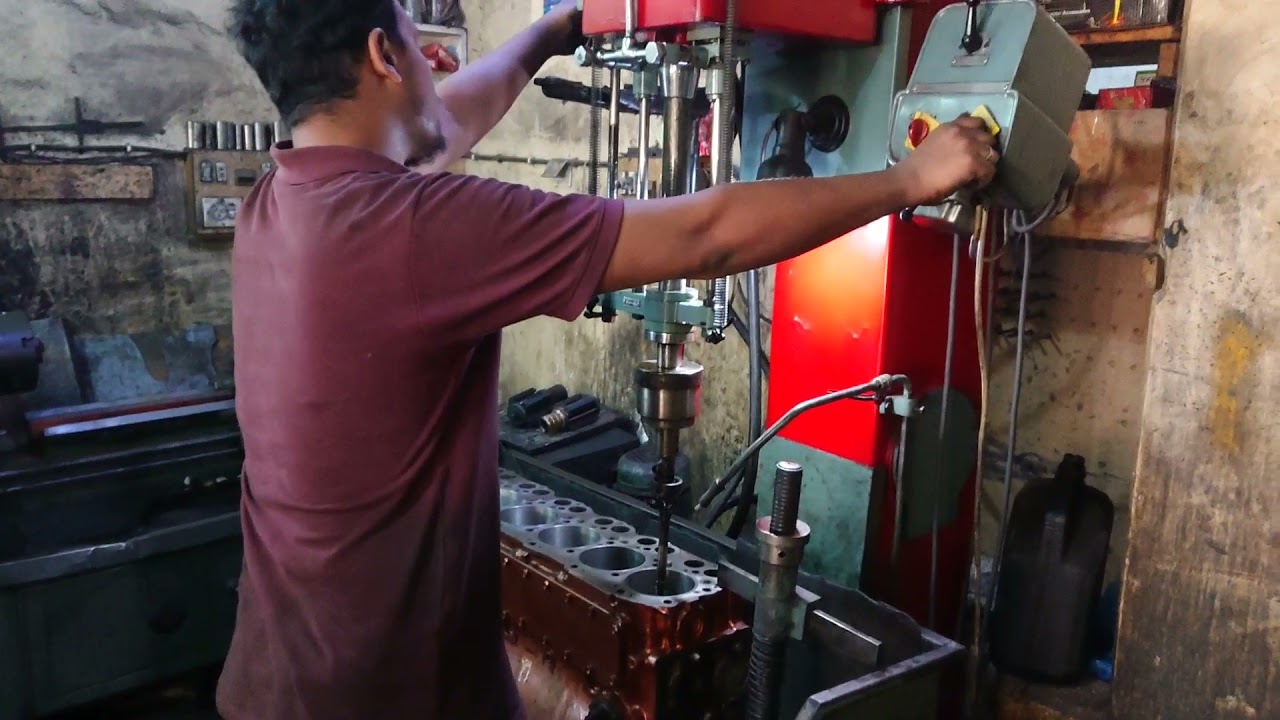 MARINE ENGINE BLOCK OVERHAULING PROCESS | HINO AK-700 | DIESEL ENGINE