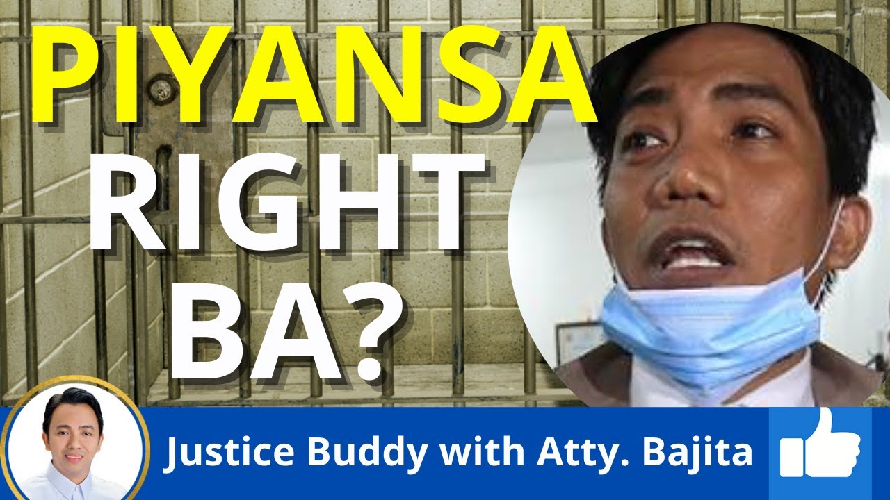 PIYANSA, KARAPATAN BA? I WHEN IS BAIL A MATTER OF RIGHT? I BATAS