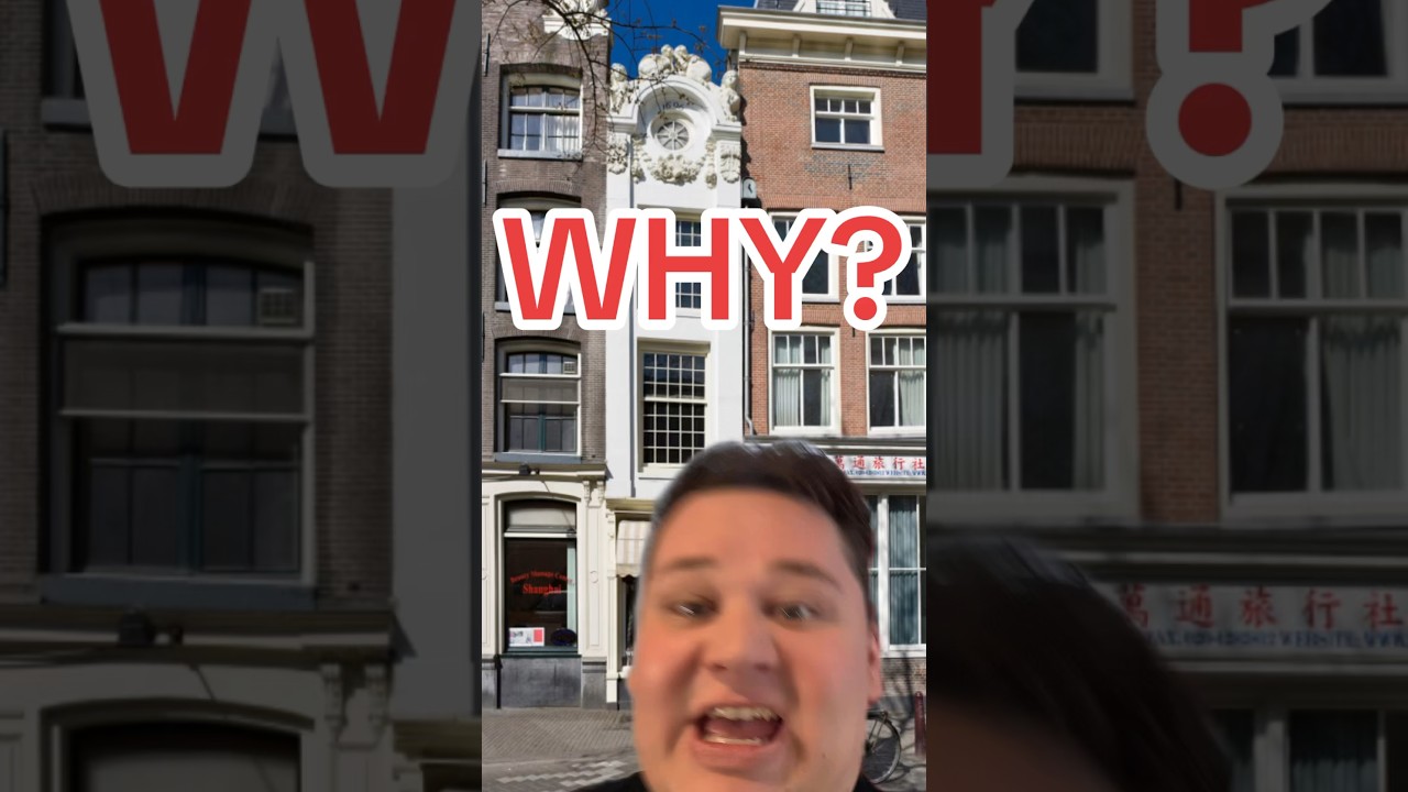 WHY DUTCH HOMES ARE THIN #history #dutch #netherlands #holland #amsterdam #home #homes #house #usa