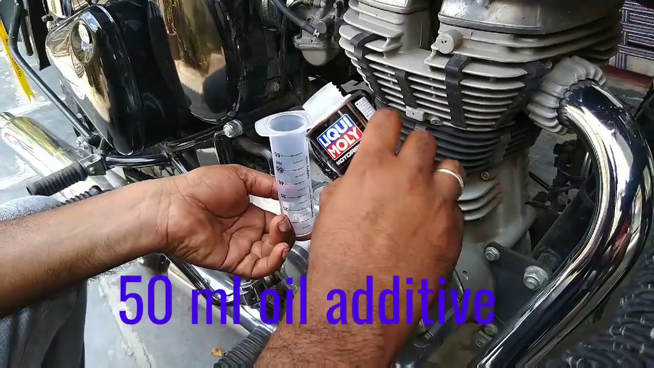 #liqulmoly oil additive/ best oil for Royal Enfield/liqul moly moS2 oil additive