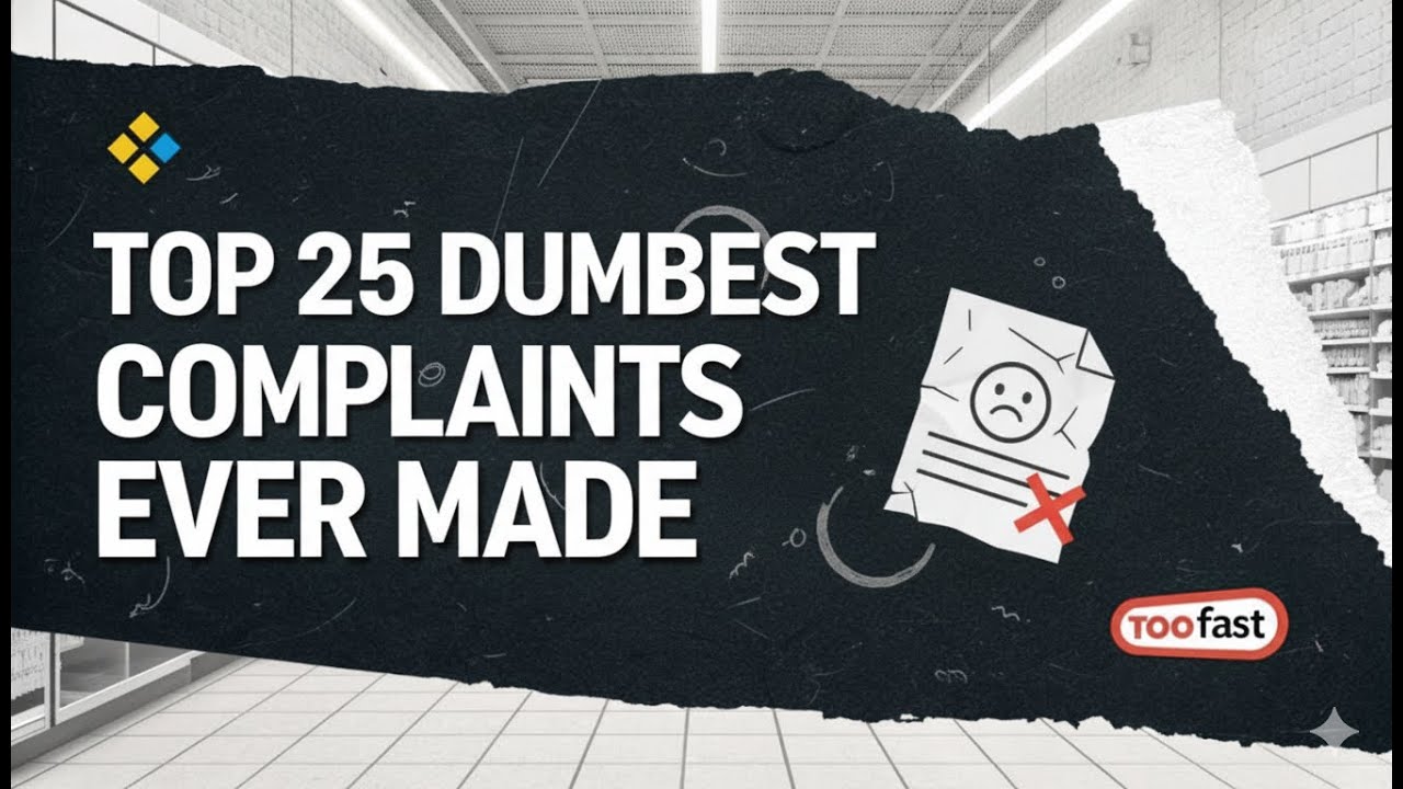 Top 25 Dumbest Complaints Ever Made