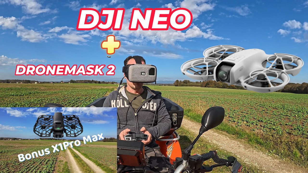 DJI NEO , Dronemask 2 ,Test sur mon lieu de vol + Bonus HoverAir X1 ProMax