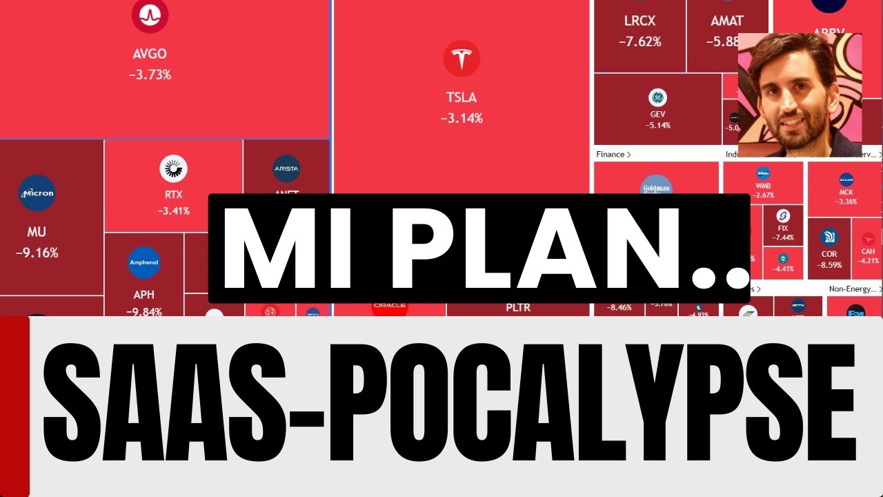 🔴SAAS-POCALYPSE: La caída que anticipé y cómo estoy gestionando mis PUTS.