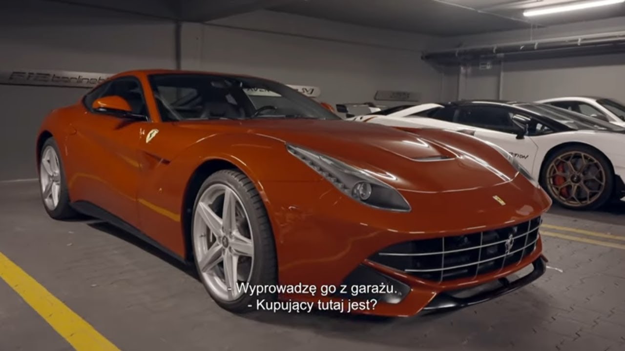 Pożegnanie z Ferrari F12 nie było dla niego łatwe! 