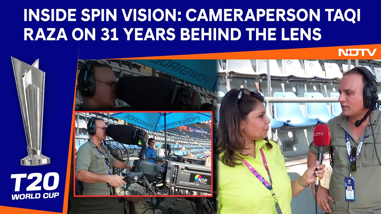 T20 World Cup | Inside Spin Vision: Cameraperson Taqi Raza on 31 Years Behind the Lens