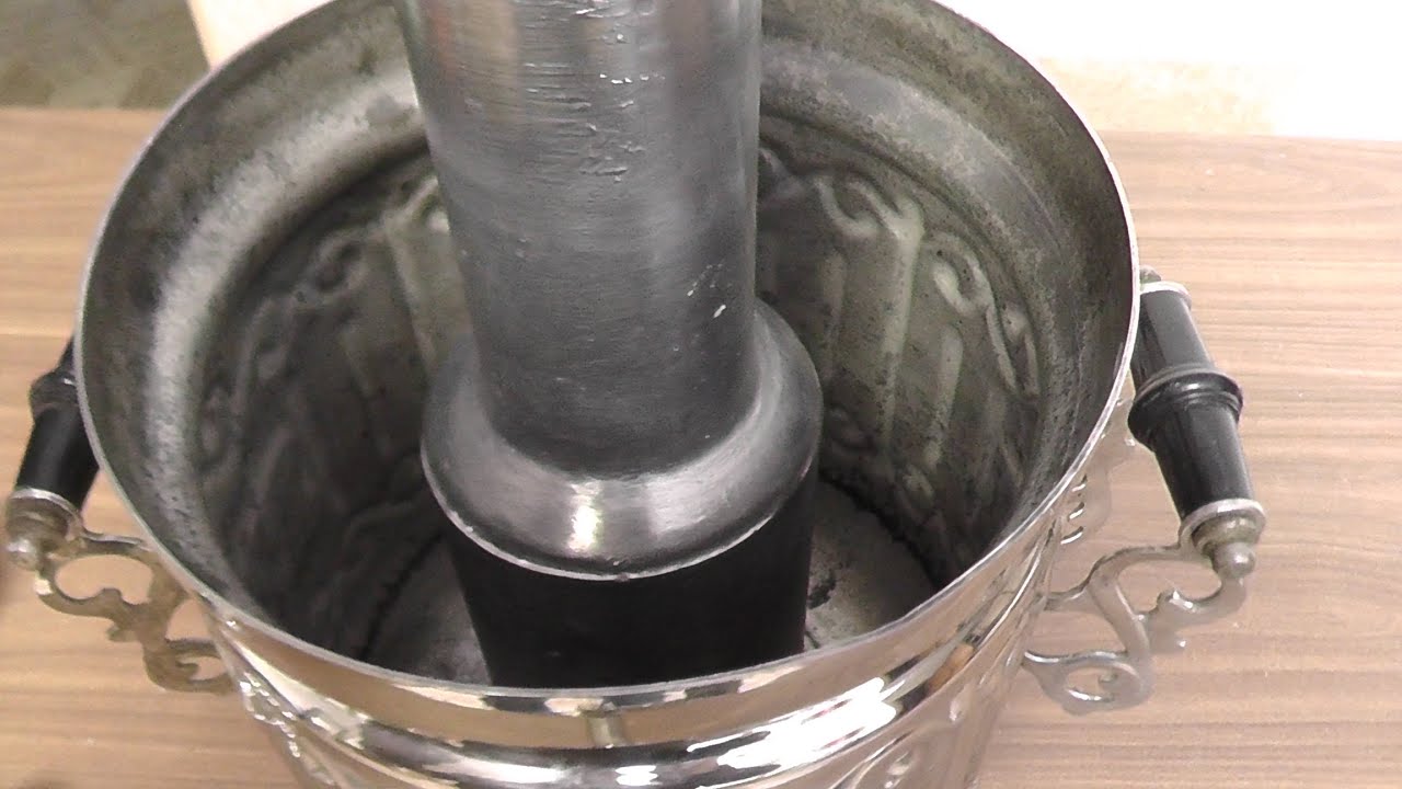 ПЕРЕДЕЛКА ЭЛЕКТРИЧЕСКОГО САМОВАРА В УГОЛЬНЫЙ СВОИМИ РУКАМИ,