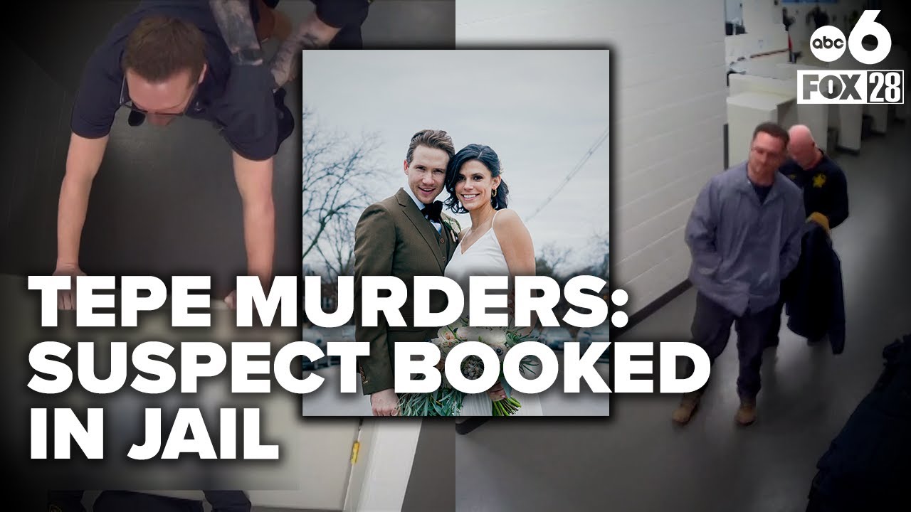 Booking video of surgeon Michael McKee charged in murders of Monique and Spencer Tepe