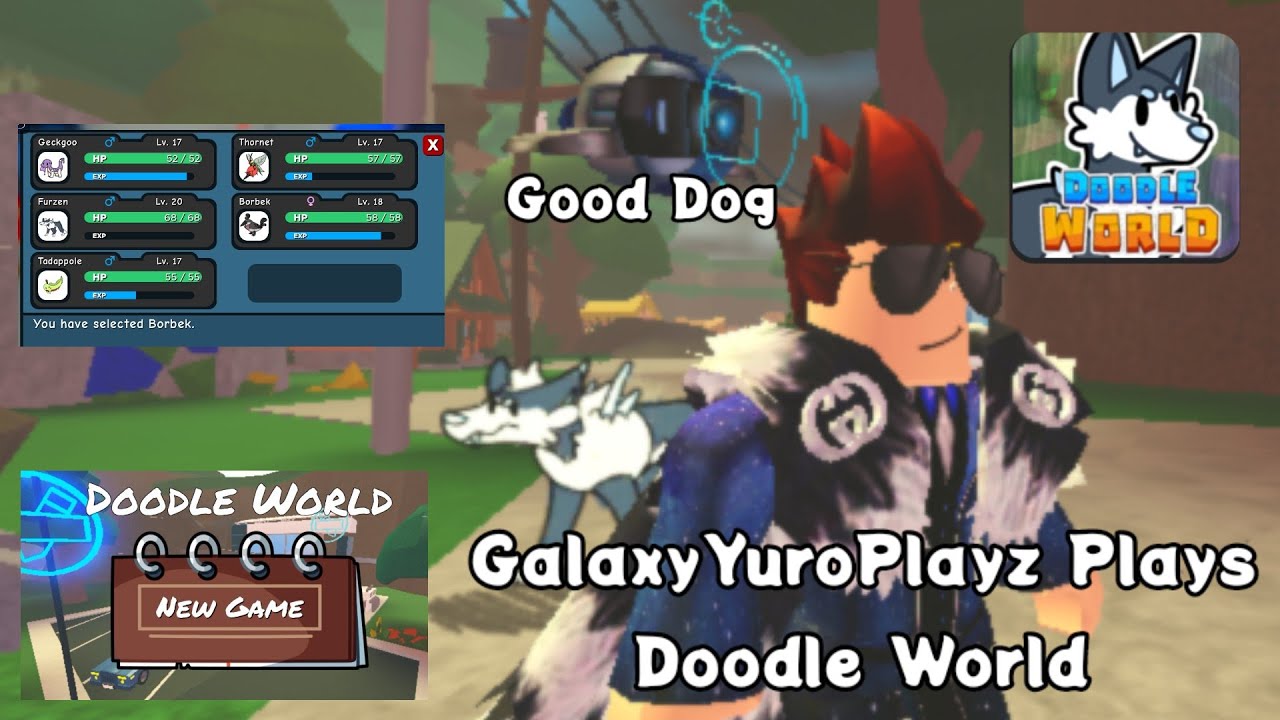 GalaxyYuroPlayz Plays Doodle World | Roblox | 4/6/2022