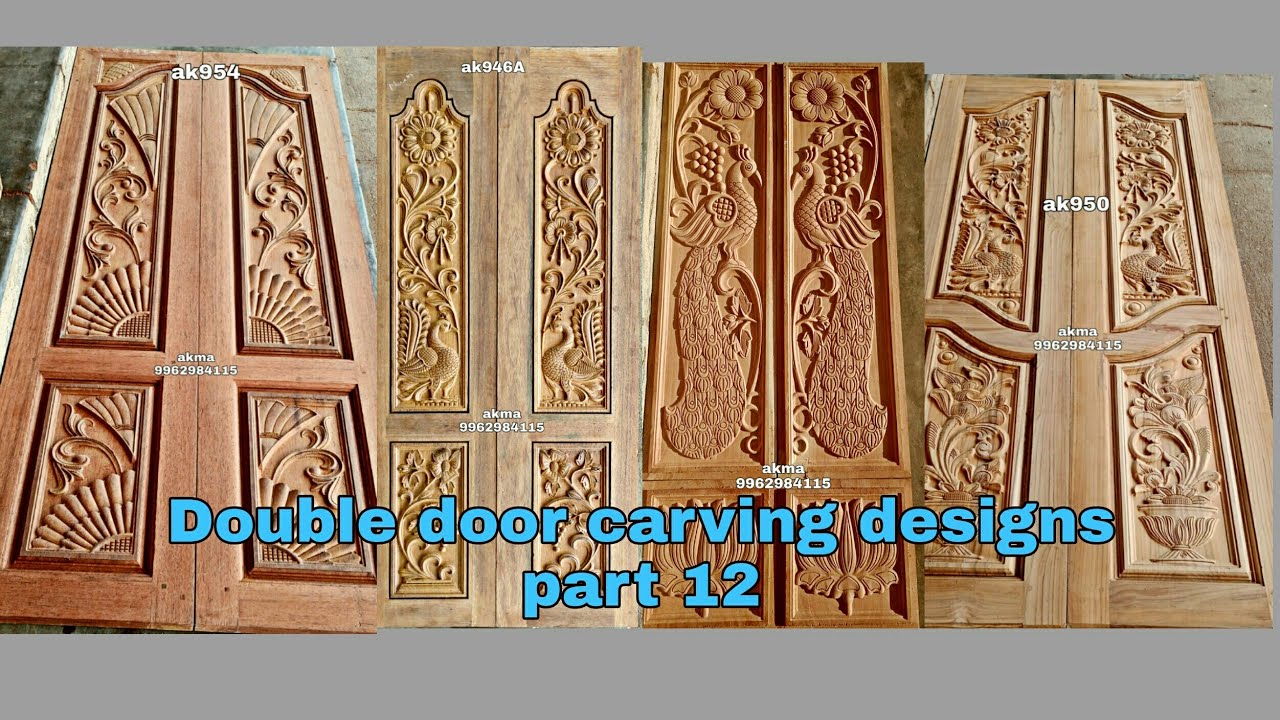 Double door carving design | part 12 | Latest main entrance double door design for house.