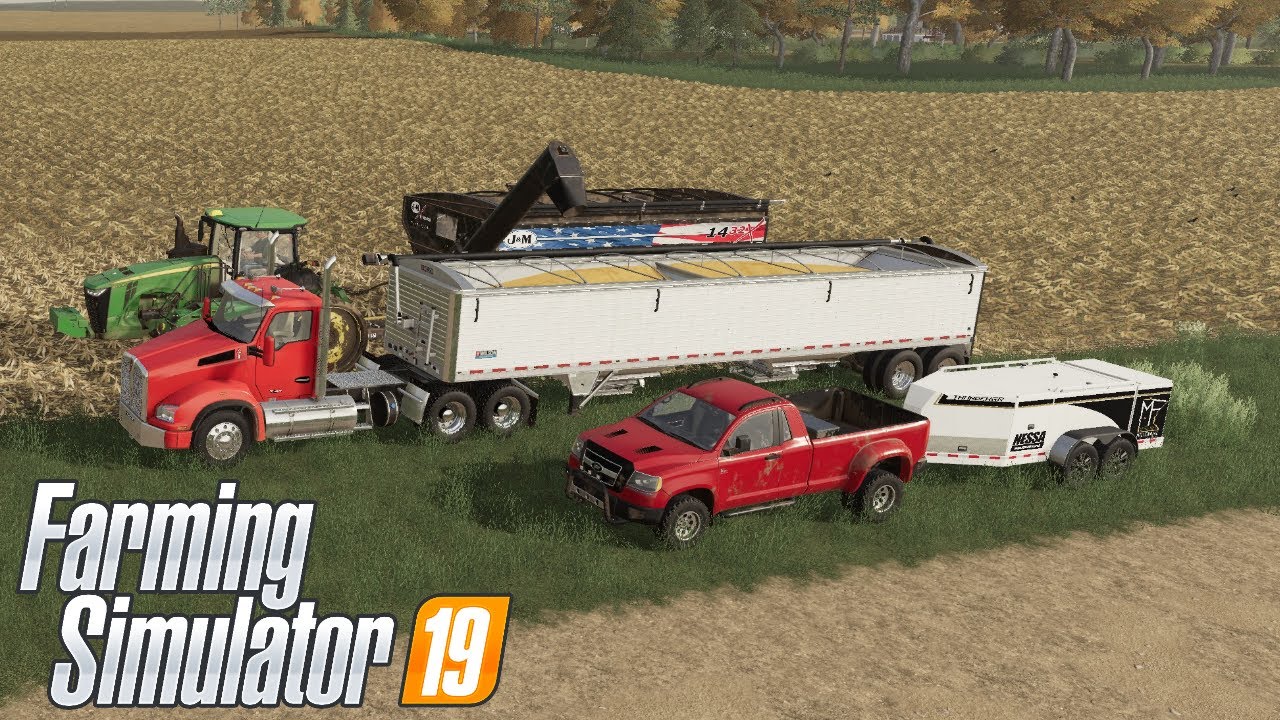 Corn harvest continues!  Trying to keep both combines moving… - MN Millennial Farmer map - EP56