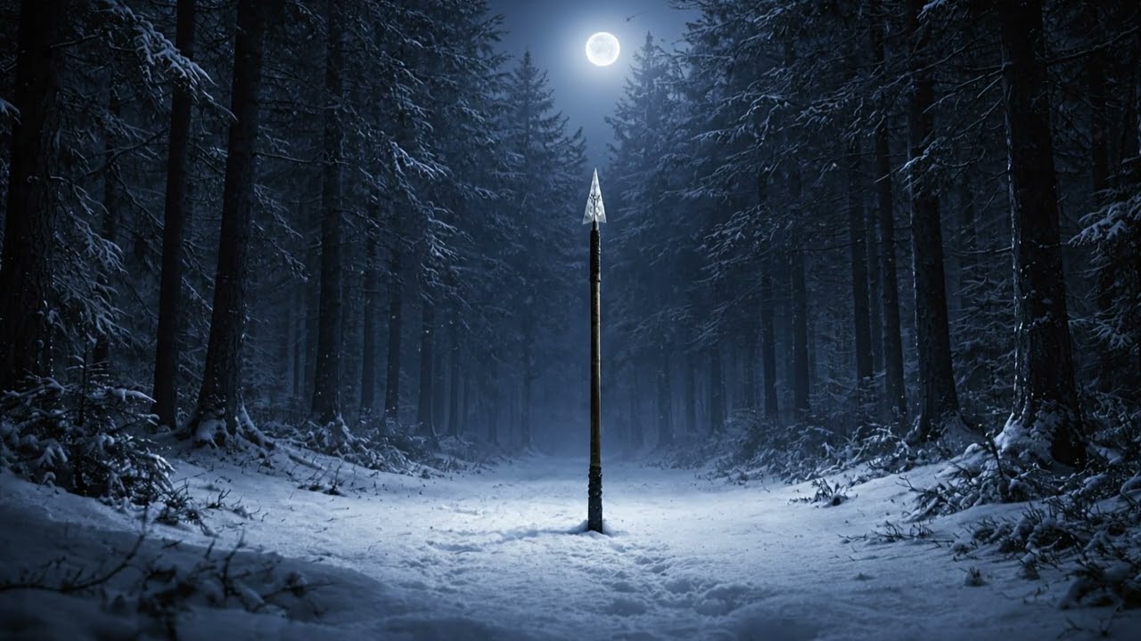 ❄️🎵 Relaxing Nordic Winter Music | ⚔️ The Lone Spear Beneath the Winter Moon (1 Hour)