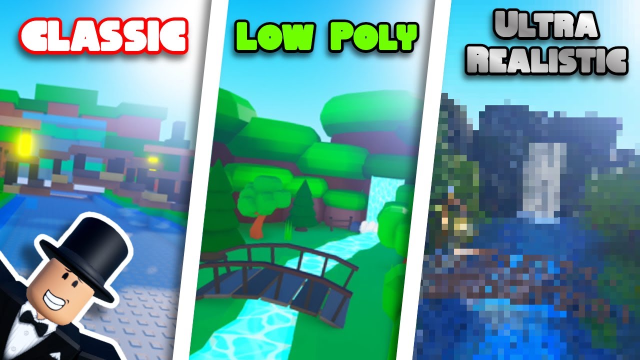 Building The 3 Best Roblox Art Styles