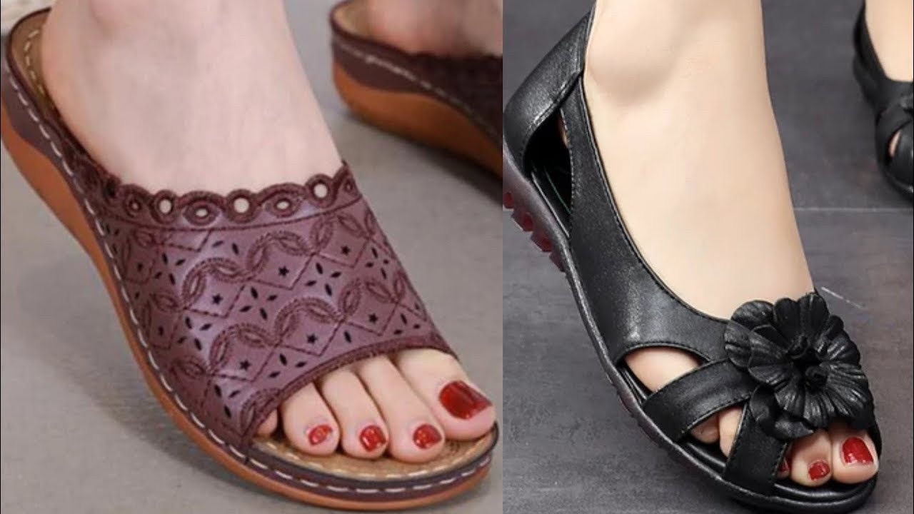 WOMEN 2026 TOP MOST BEAUTIFUL GENUINE LEATHER FOOTWEAR COLLECTION LADIES SANDAL DESIGN